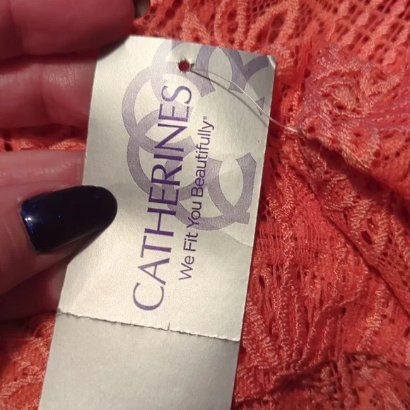 Crochet Peach Dress - Picture 11 of 12